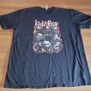 Next Level Graphic Tee Black Tshirt Slipknot KidzBop Band Size XXL